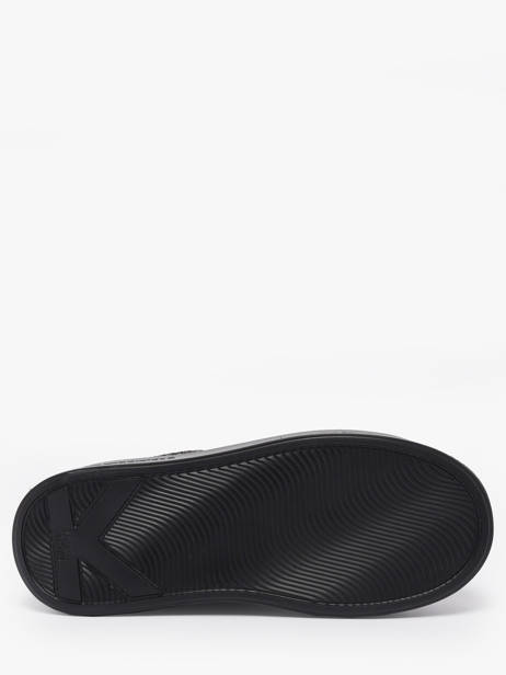 Sneakers Uit Leder Karl lagerfeld Zwart women KL63531N ander zicht 4